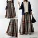 Wear lightweight, sporty and new feeling in all seasons 2025 spring and summer new Japanese expensive brand long printed skirt