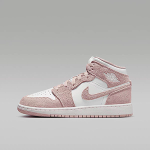 
Authentic Nike Air Jordan 1 AJ1 big children's middle-top sports basketball shoes FN7432-161