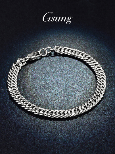 ブレスレットプラチナ950 PT950 12面 トリプル 21g 18cm ブレスレット プラチナ 造幣局