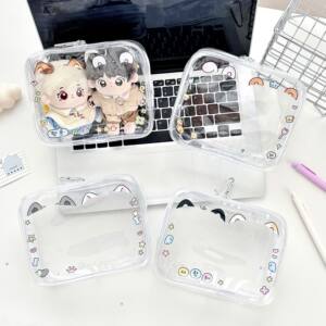 
Animal CP baby bag zipper bag slide baby bag PVC storage bag for outing baby decorative bag portable bag homemade