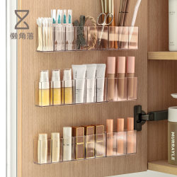 Lazy corner cabinet door wall-mounted lipstick storage box
