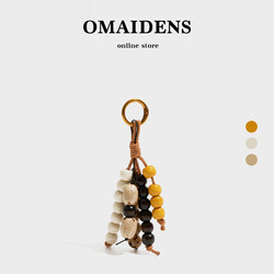 Orange Girl Yamashita-Style New Chinese-Style Wish-Fulfilling Seed Pendant Bag Charm High-End Niche Beaded Accessory