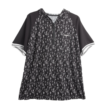 Fat wife's shirt thin casual loose letters
