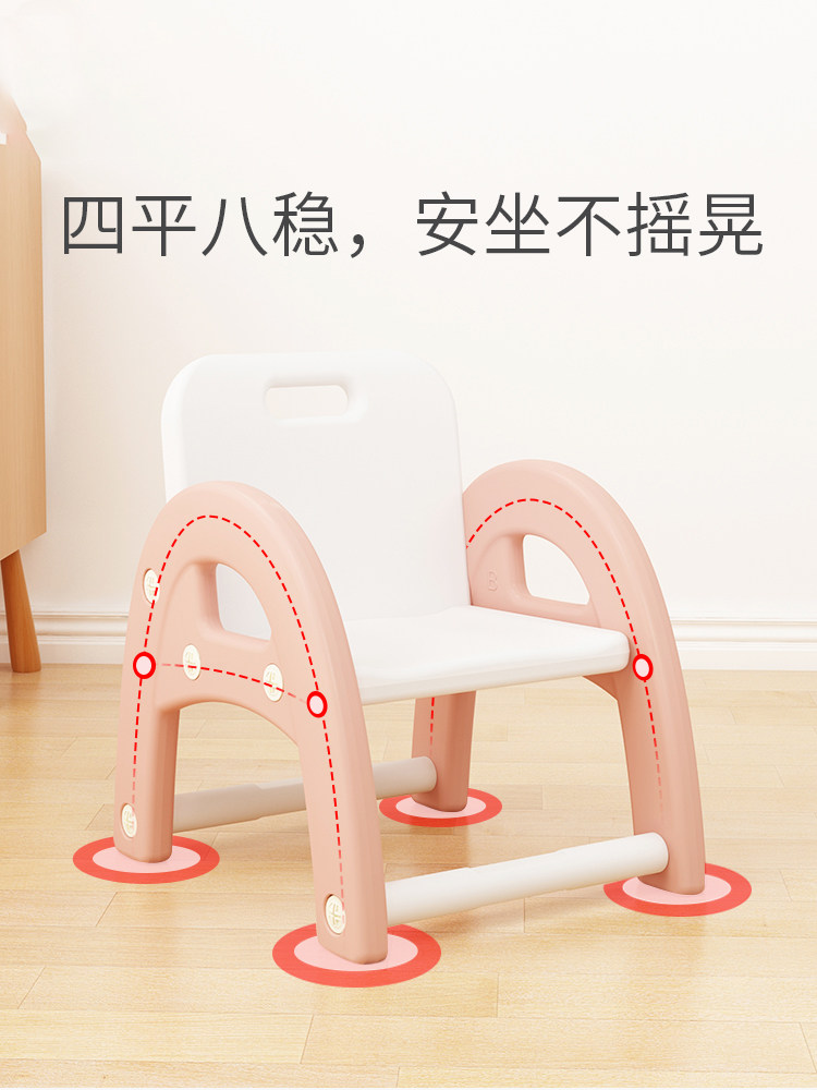 FurnitureR Klassenstuhl Für Kinder – Ergonomisch, Höhenverstellbar & 360° Drehbar (Blau)