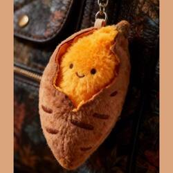 2026 New Plush Winter Cartoon Sweet Potato Baked Sweet Potato Bag Creative Cute Pendant Gift for Best Friend in Winter