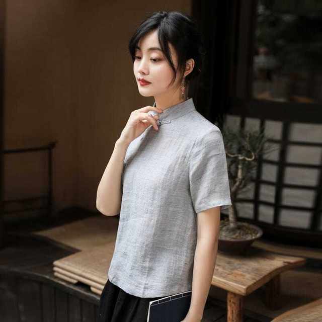 Asaya379 - Idle Dream of Jiangnan One City Style Chinese Republic of China Style Collarless Loose Back Sleeve Cheongsam Young Thin Edition Original