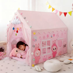 Large children's tent indoor girl princess bed artifact labubu baby toy can sleep