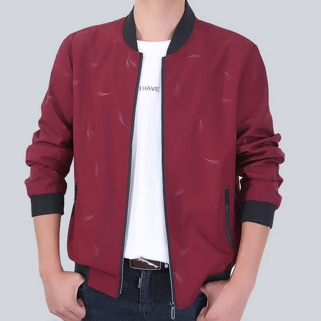 2022 spring and autumn middle-aged men's coat clothes trendy jacket ...