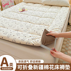 Printed Cotton Mattress Autumn and Winter Dual-Use Home Bedroom Single and Double Mattress Thickeneded Warm Mattress Mattress