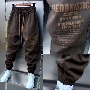 Men's casual pants spring autumn new loose and versatile sports Harun pants big pocket comfortable beam guard pants men
