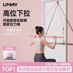 Youmei Fitness Resistance Band for Back Exercises, Pull-Down Rope for Door Frame, High-Position Pull-Down Training Equipment, Home-Use Exercise Tool for Women