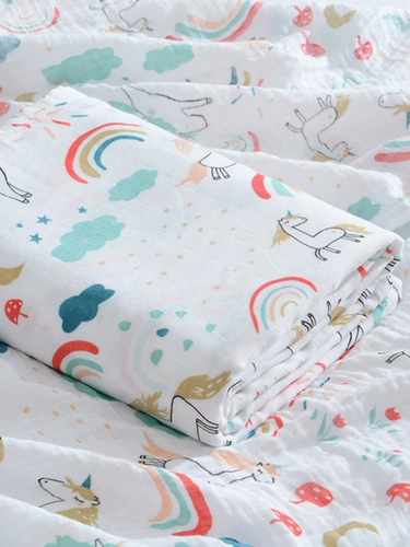 Детская марлевая тонкая сумка для новорожденных, хлопковое детское одеяло