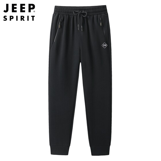 
JEEP SPIRIT men's loose sweatpants spring and autumn new leg-tie sports men's pants large size casual long pants