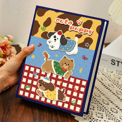 3-Inch 4-Page Small Photo Album, Commemorative Album for Couples, 6-Inch 5 Polaroid Photo Storage, Large Capacity for Family and Children