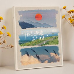 Photo Album, Commemorative Album, Large-Capacity Polaroid Storage Album, Couple Photos, Movie Tickets, Train and Airplane Ticket Collection Album