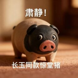 Zhu Yu Little Pig Zhu Yu Zhang Linghe Tian Xiwei Long Yu Same Style Ornaments and Pendants Wood Carving Long Yu Same Style Little Pig