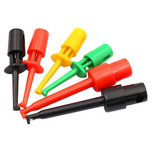 
Hook type test clip instrument test hook power multimeter flat wiring clamp/head large test hook