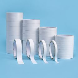 High Viscosity Strong Cotton Paper Tape Double-Sided Tape Student Craft Office Transparent Ultra-Thin Hand-Tearable Paper Tape