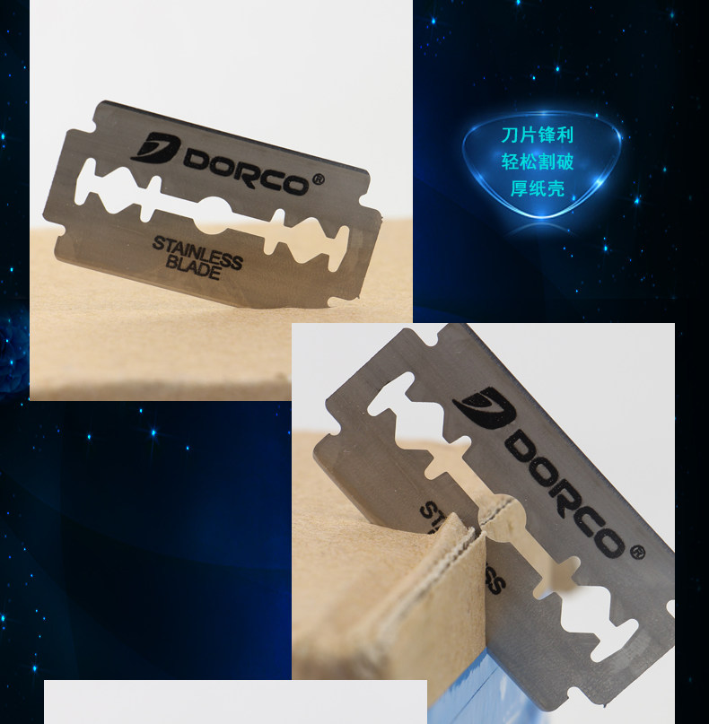 Dorco ST300 Stainless Steel Double-Sided Razor