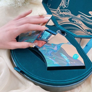 花西子牡丹镂月浮雕彩妆盘