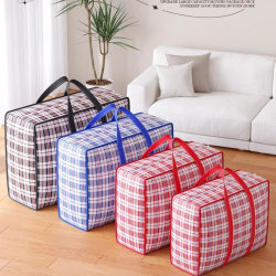Quilt Storage Bag, Moving Packing Bag, Waterproof Luggage Bag, Quilt Large Capacity Extra Large Sack, Woven Bag, Snakeskin Bag