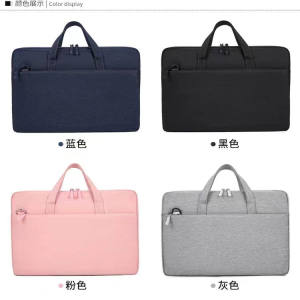 
Suitable for Huawei Dell Lenovo HP Portable Laptop Bag 16-inch Simple Suede Shockproof Laptop Bag 15.6-inch New 14-inch