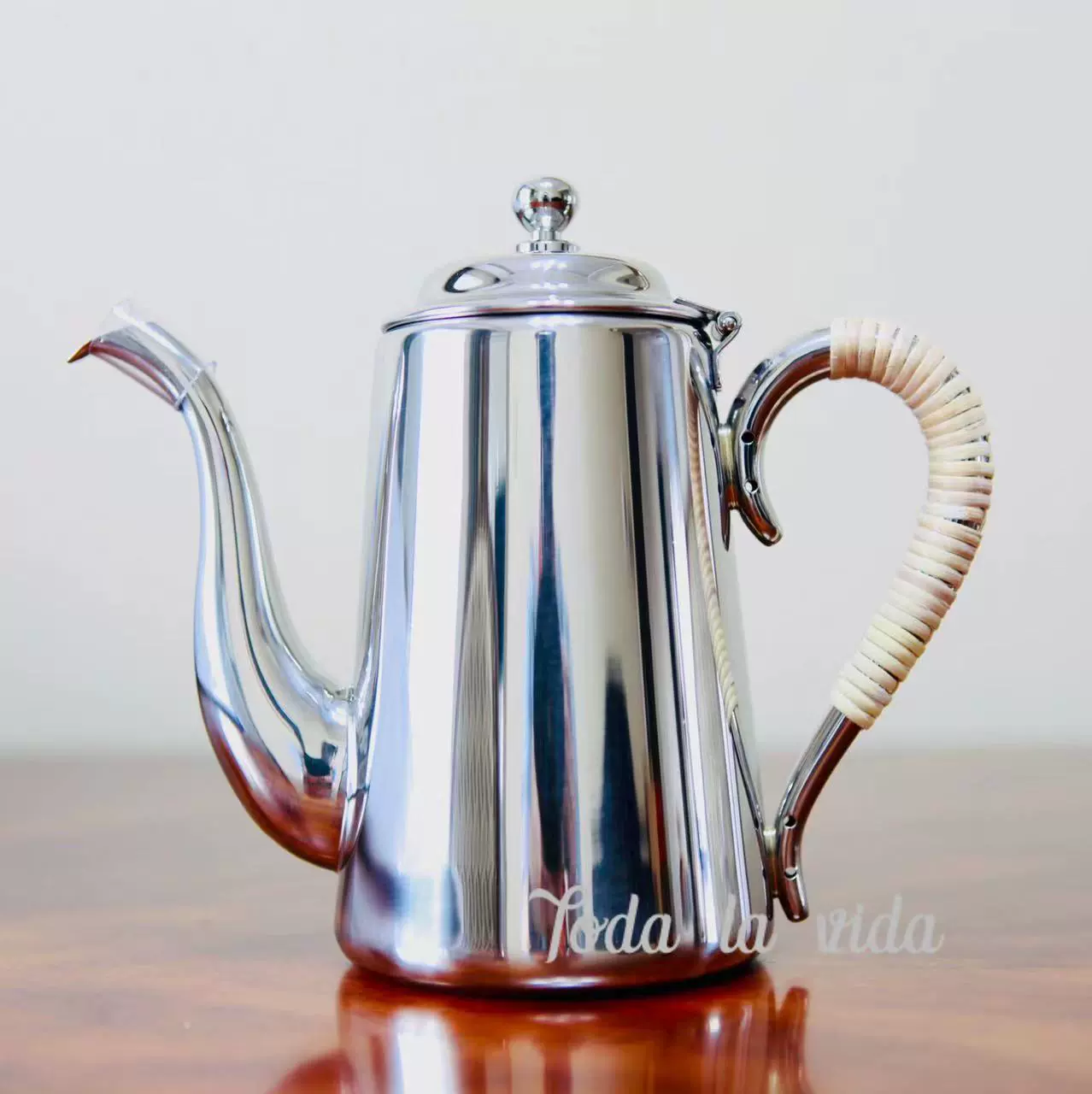 日本進口手沖咖啡壺Yukiwa M5 M7特製藤編把手限量咖啡壺