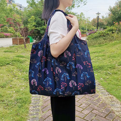 Fashionable and Sturdy Grocery Shopping Bag, Eco-Friendly Supermarket Shopping Bag, Foldable, Portable, Large-Capacity Tote Bag, Storage Bag