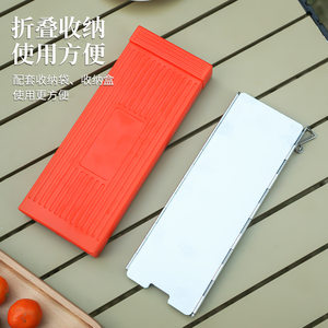 
Outdoor camping folding screen type stove windproof windshield panel light picnic equipment