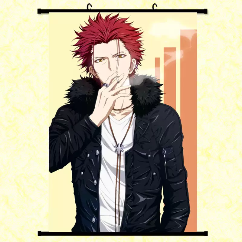 K動漫刀神狗朗周邊海報定製禮物紀念周防尊草薙出雲