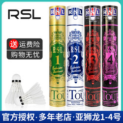 Yashilong/Rsl No.1, No.2, No.3, No.4 Badminton Shuttlecock, Stable Flight, Durable, Competition Ball, One Tube