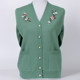 Spring clothing for the elderly, mother's sweater cardigan, V-neck granny wear, thin wool knitted bottoming shirt, clothes for the elderly