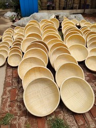 Wicker Basket, Rattan Storage Basket, Steamed Bun Basket, Freshly Picked Basket, Dustpan, Wicker Cake Basket, Round Household Large Size