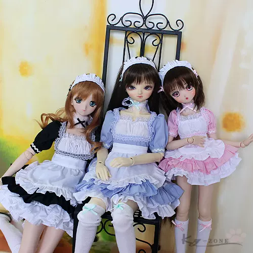 BJD娃衣女僕洋裝（1/4MSD MDD SD10 SD13 DDS DD尺寸~~~）-Taobao