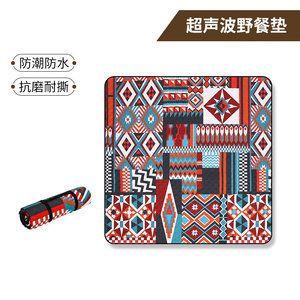 
Thick picnic mat moisture-proof mat machine washable portable outdoor camping tent park lawn cotton waterproof mat