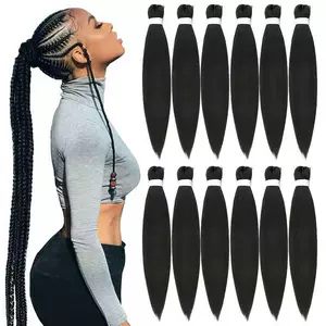 Crochet Braiding Hair 75cm New Soft Latch Hook Pre-looped Braids For Women  Natural Curly Wavy Synthetic Hair Extensions