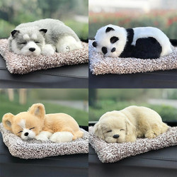 Car Ornaments, Car Interior Decorations, Simulated Dog Bamboo Charcoal Bag, Car Accessories, Dashboard Decorations, High-End Feel for Women and Men