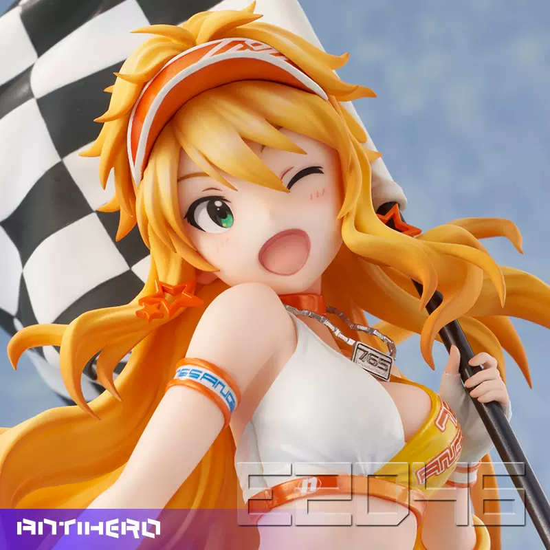 星井美希小恶魔赛车女郎版偶像大师系列手办白模模型
