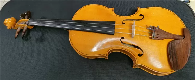 欧洲二手老琴德国小提琴无伤保存较好做工精细X型音梁附图实拍-Taobao 