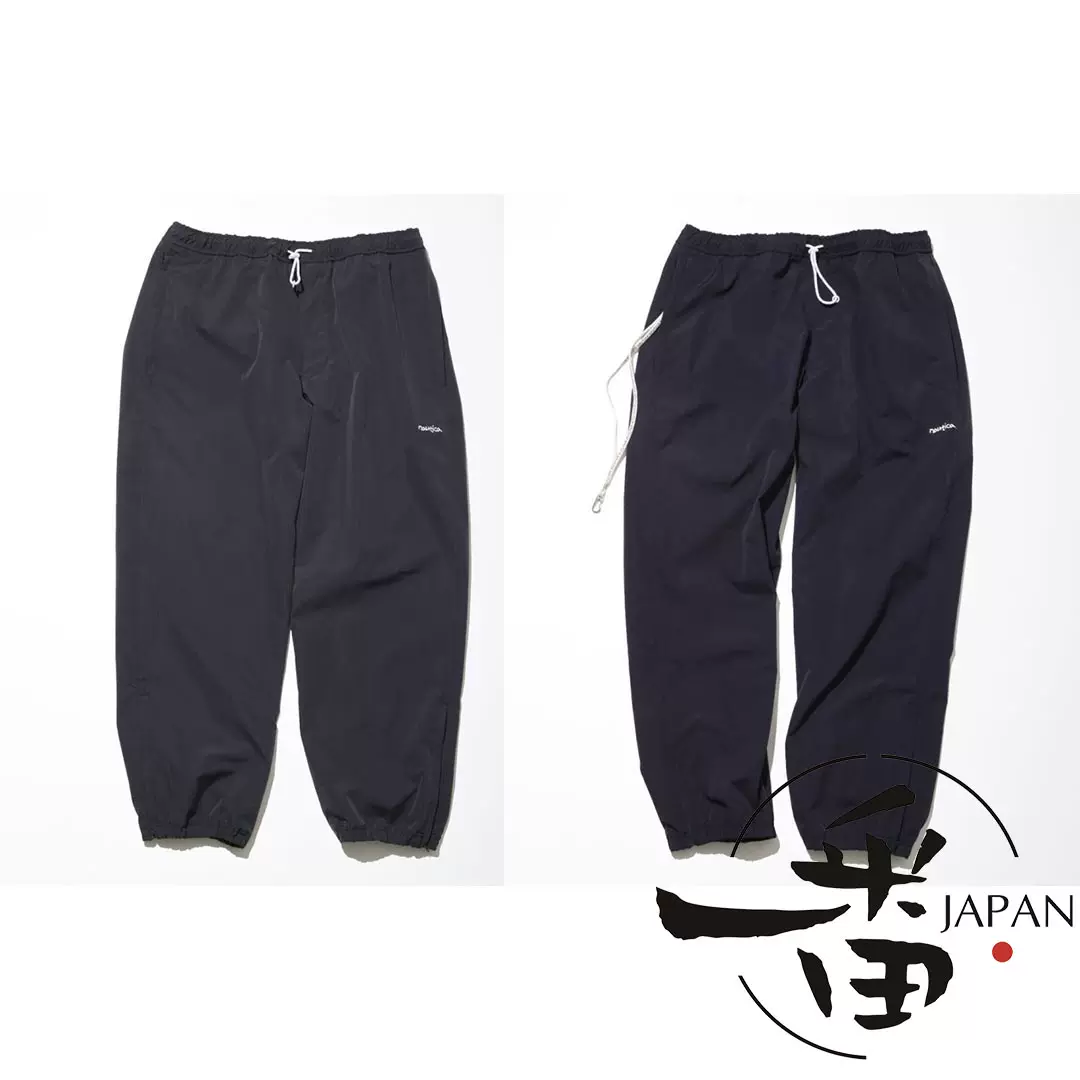 现货NAUTICA 21ss Relaxed Track Pants机能运动宽松收脚休闲裤-Taobao