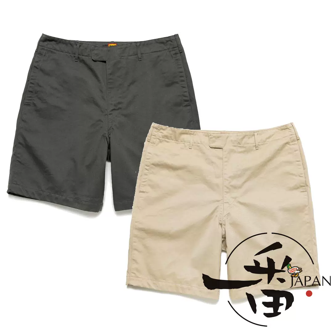 现货HUMAN MADE EMBROIDERY CHINO SHORT 鸭子logo小标短裤21SS-Taobao