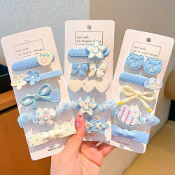 Children's Cartoon Hair Accessories Little Girl Bangs Side Clip 2025 New Style Girls' Hair Clips That Do Not Damage Hair Baby Headwear