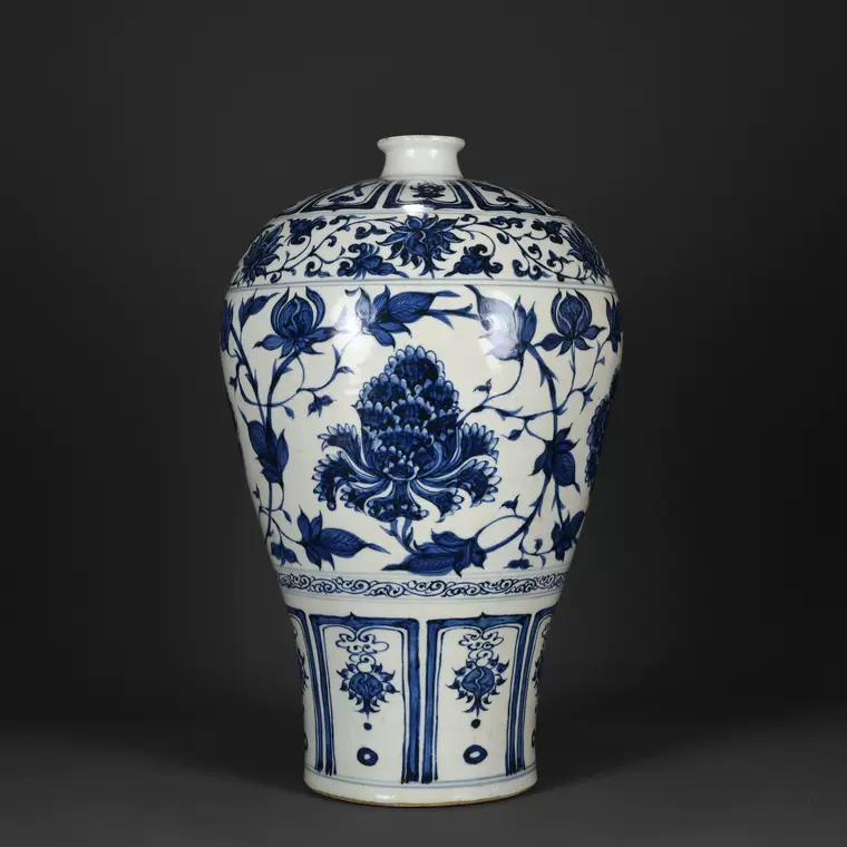 ◇旧蔵◇古美術 中国古玩 元代 元青花纏枝蓮 青