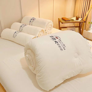 Super soft A -type soybean fiber quilt quilt quilt student in spring and autumn was densely used by summer and winter was thickened