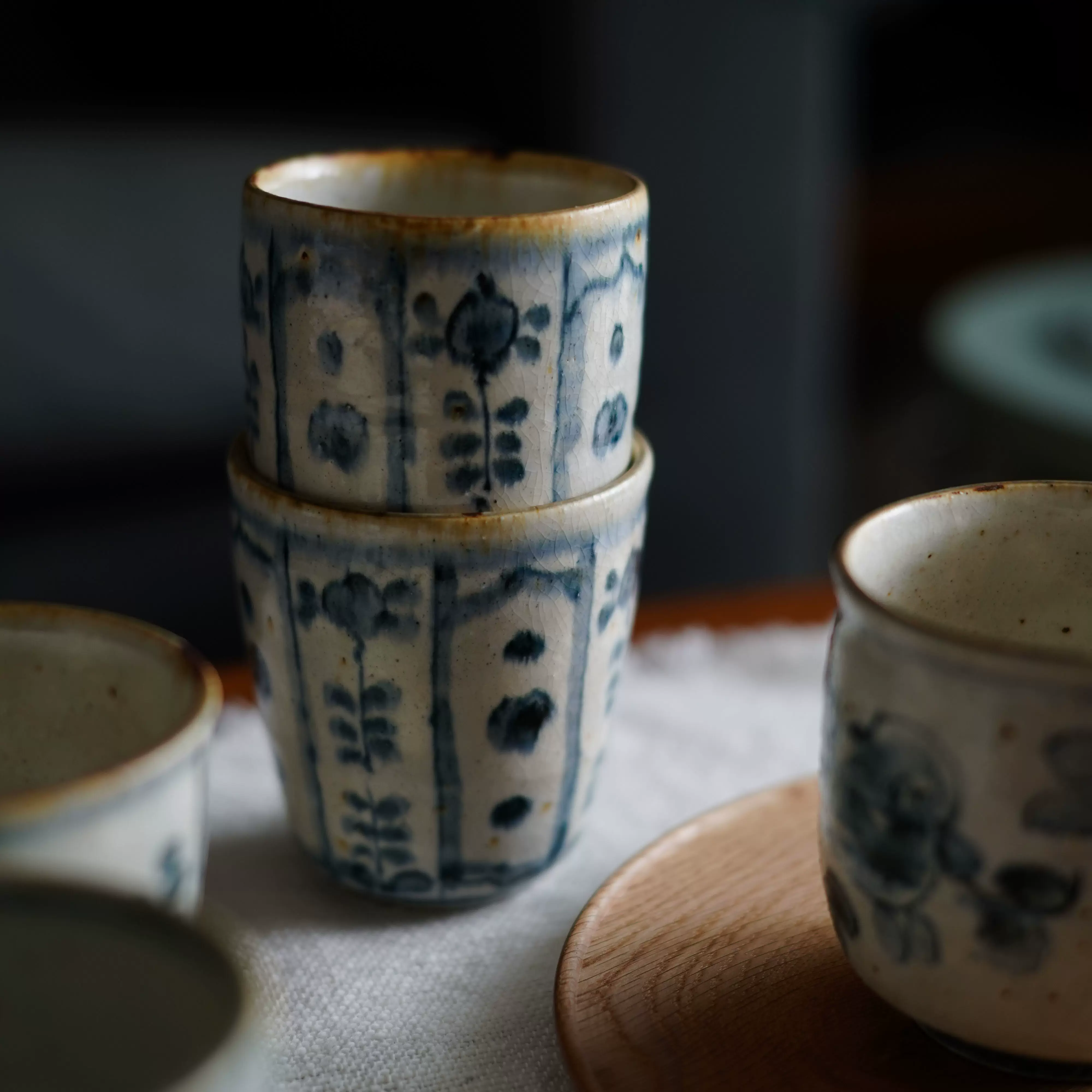 期間限定セール○C 田村文宏 2個セット 器 食器 安南マグカップ