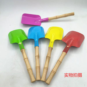 
Beach toy shovel large square head shovel sand play tool garden balcony planting flowers and trees shovel digging sand and soil