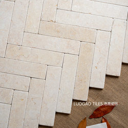 Medieval-Style Beige Long Strip Natural Moonstone Vintage Homestay Clothing Store Coffee Shop Villa Garden Tile Floor Tiles