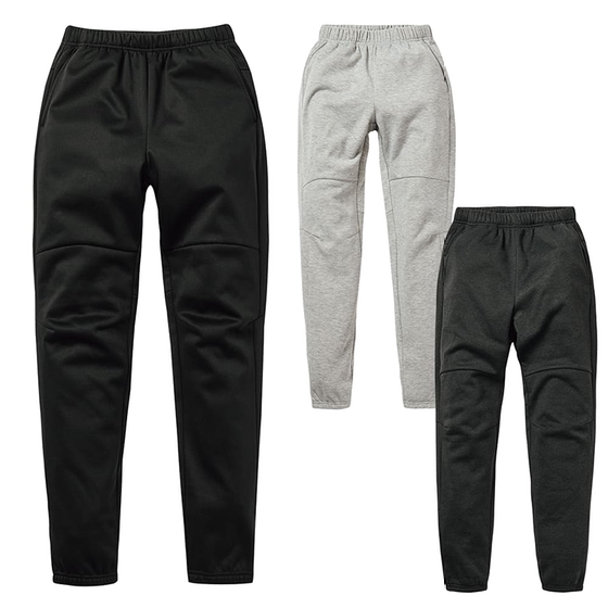 Fleece Thickened Sleeve Pants for Men's Autumn and Winter Elastic Waist Drawstring Slim-fit Small Straight Windproof Warm Stretch Sport Pants
