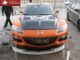 Suitable for Mazda RX8 carbon fiber lid RX-8 modified open hole hood cover head cover front cover large surround