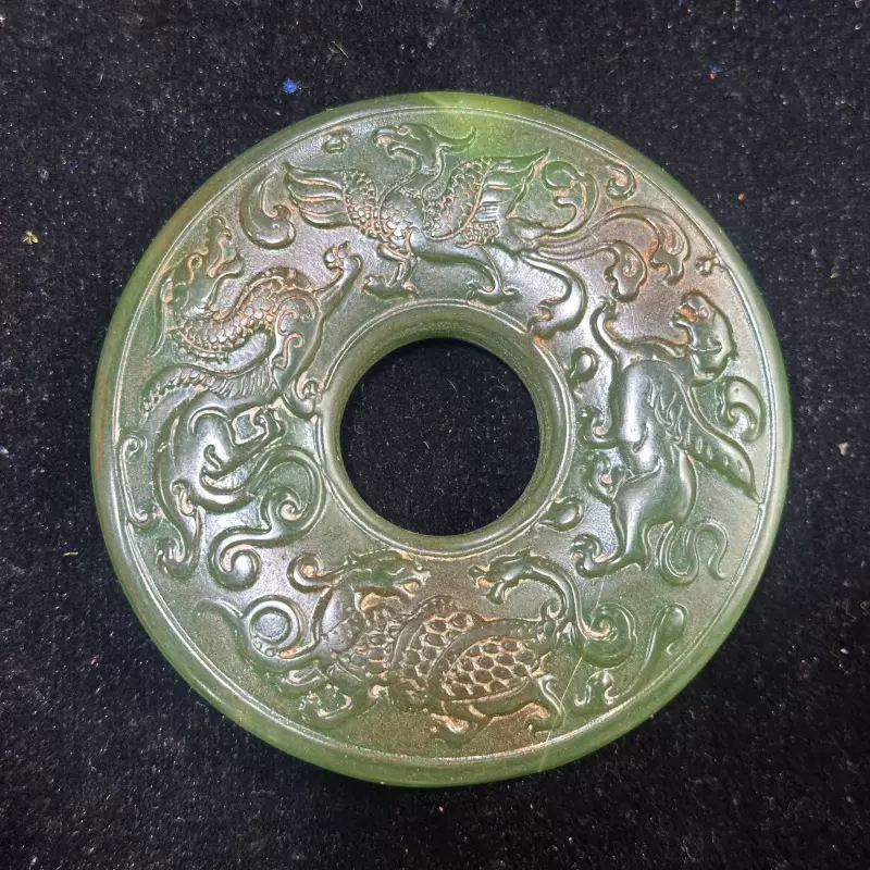 激安　中国古玩　砡　古玉　和田玉　元ー明時代　和田白玉象　開運置物（F-28) 激安 中国古玩 砡 古玉 和田玉 元ー明時代 和田白玉象 開運